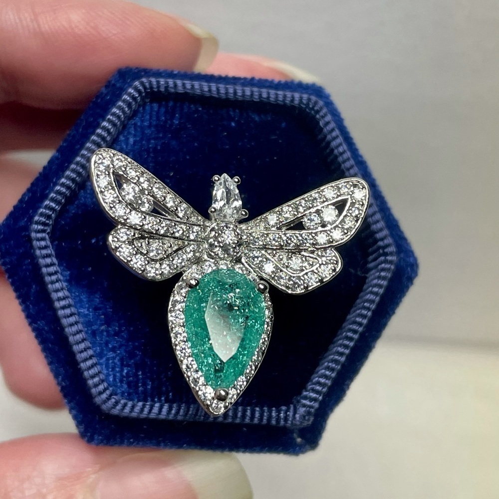 Dragonfly statement ring